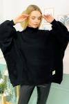 150033 Oversize Sardonlu Sweatshirt